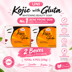 Kojic Gluta - 2 box of 135g Kojic Gluta Papaya Soap